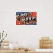 Ft. Sill, Oklahoma - Große Briefmarkenszenen Poster (Küche)