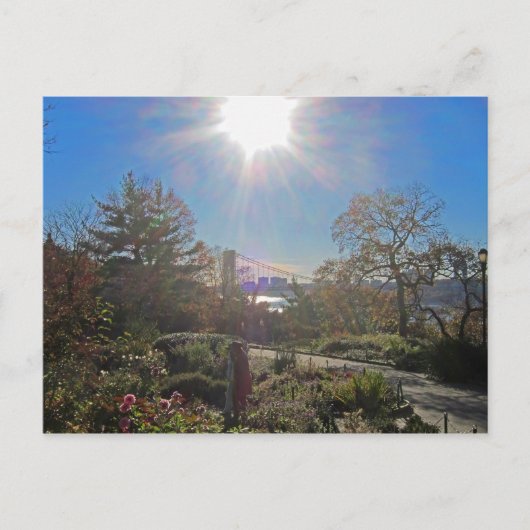 Ft. Tryon Park Sun Postkarte (Vorderseite)