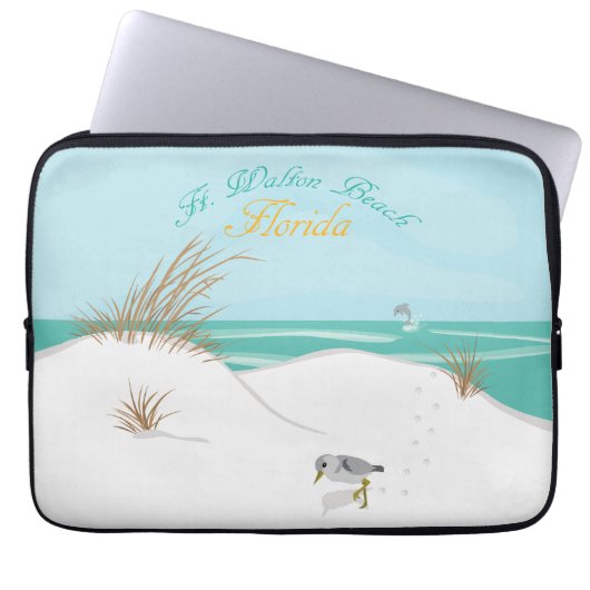 Ft. Walton Beach (Florida) Laptopschutzhülle (Vorderseite)