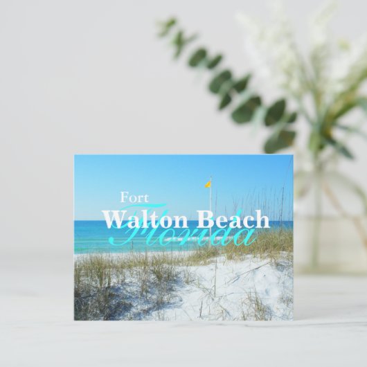 Ft. Walton Beach, Florida Postkarte (Stehend Vorderseite)