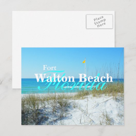 Ft. Walton Beach, Florida Postkarte (Vorne/Hinten)