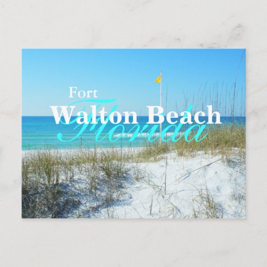 Ft. Walton Beach, Florida Postkarte (Vorderseite)