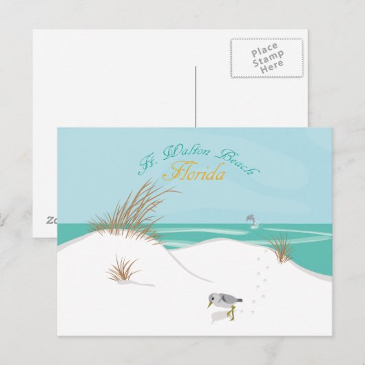 Ft. Walton Beach (Florida) Postkarte (Vorne/Hinten)