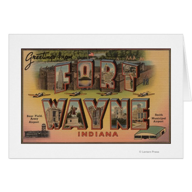 Ft. Wayne, Indiana - Große Briefszenen 2 (Vorderseite (Horizontal))