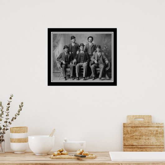 "Ft. Worth Five" Cassidy/Sundance Poster (Küche)