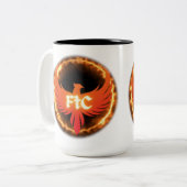 FtC-Logo-Tasse 15oz (benutzerdefinierbar) Zweifarbige Tasse (Vorderseite Links)