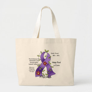FTD/ALS finden eine Heilungs-Taschen-Tasche Jumbo Stoffbeutel