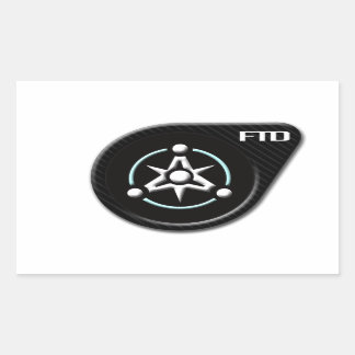 FTD Aufkleber-Logo Rechteckiger Aufkleber