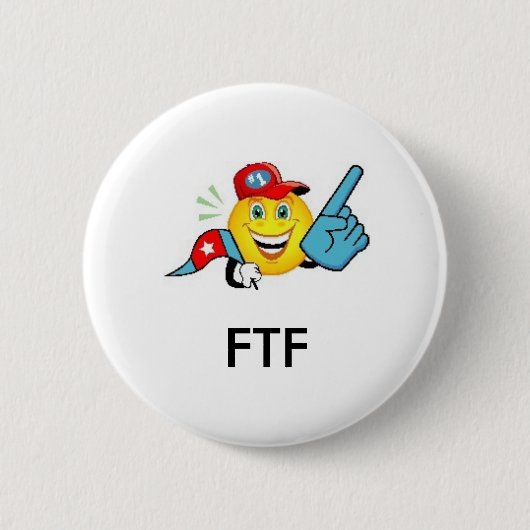FTF - Geocaching Swag-Button zuerst finden Button (Vorderseite)