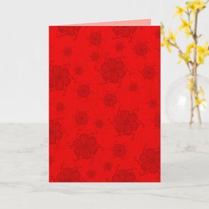 FTF Monochrome 5x7 Blanko-Karte in Rot Karte
