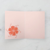 FTF Monochrome 5x7 Leere Karte in Orange (Innenseite)