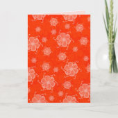 FTF Monochrome 5x7 Leere Karte in Orange (Vorderseite)