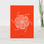 FTF Monochrome 5x7 Leere Karte in Orange (Rückseite)