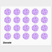 FTF Monochrome Sticker Seals in Lila (Blatt)