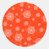 FTF Monochrome Sticker Seals in Orange (Vorderseite)