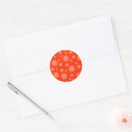 FTF Monochrome Sticker Seals in Orange