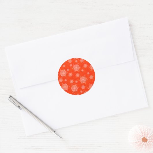 FTF Monochrome Sticker Seals in Orange (Umschlag)