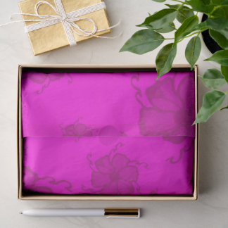 FTF Monochrome Tissue Paper in Hot Pink Seidenpapier