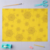 FTF Monochrome Tissue-Papier in Gelb Seidenpapier (Basteln)