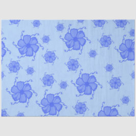 FTF Monochromes Seidenpapier in Blau