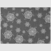 FTF Monochromes Seidenpapier in dunklem Graustufen (Vorderseite)