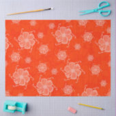 FTF Monochromes Seidenpapier in Orange (Basteln)