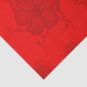 FTF Monochromes Seidenpapier in Rot (Ausschnitt)