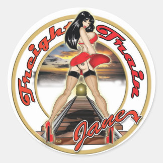 ftj-Aufkleber Runder Aufkleber