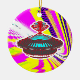 FTL-Raumschiff Keramik Ornament