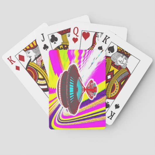 FTL-Raumschiff Spielkarten (Rückseite)