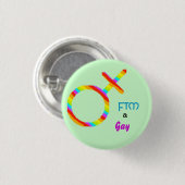 FTM und homosexueller Knopf Button (Vorne & Hinten)