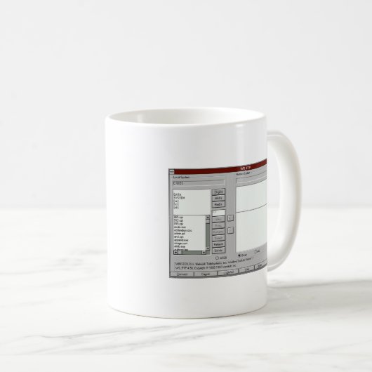 FTP-Tasse Kaffeetasse (VorderseiteRechts)