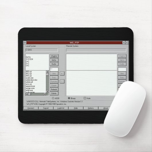 FTP um 1997 - Mousepad (Mit Mouse)