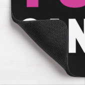 FU CANCER...Brustkrebs Mousepad (Ecke)