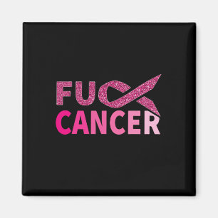 Fu Cancer Fighter Pink Ribbon Brustkrebs Awaren Magnet