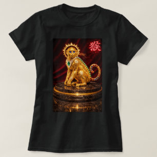 Fu Chinesisches Sternzeichen Jahr des Affen 004650 T-Shirt