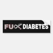 FU Diabetes Autoaufkleber (Vorne)
