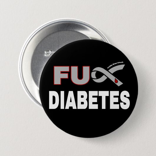 FU Diabetes Button (Vorne & Hinten)
