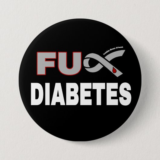 FU Diabetes Button (Vorderseite)