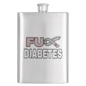 FU Diabetes Flachmann (Vorderseite)