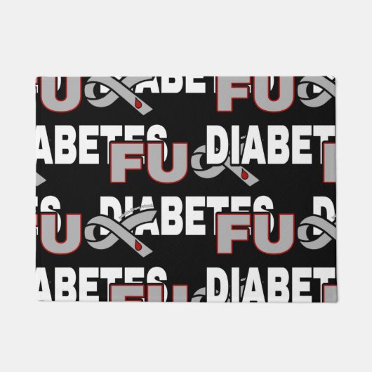FU Diabetes Fußmatte (Vorderseite)