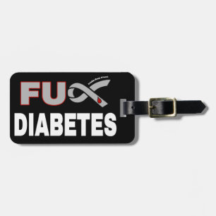 FU Diabetes Gepäckanhänger