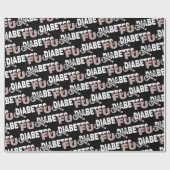 FU Diabetes Geschenkpapier (Flach)