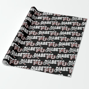 FU Diabetes Geschenkpapier