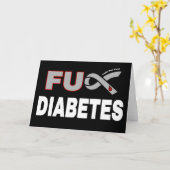 FU Diabetes Karte (Gelbe Blume)