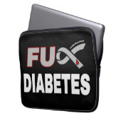 FU Diabetes Laptopschutzhülle (Vorderseite Links)