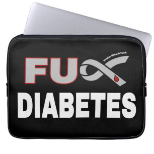 FU Diabetes Laptopschutzhülle