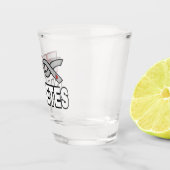 FU Diabetes Schnapsglas (Rechts)