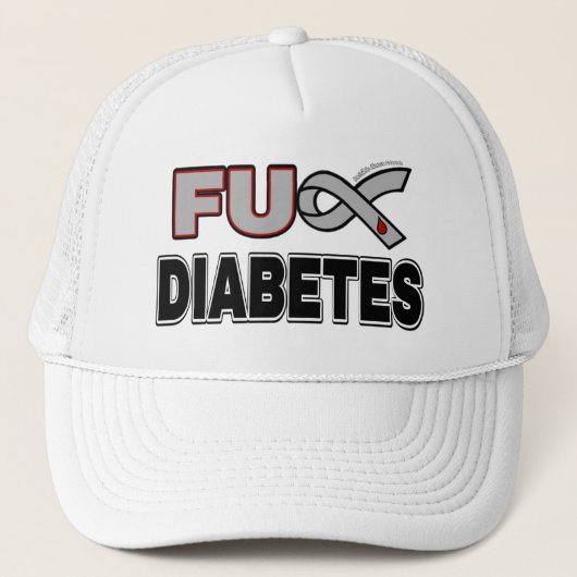 FU Diabetes Truckerkappe (Vorderseite)