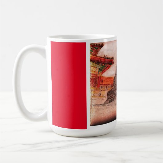 Fu Dog Kaffeetasse (Links)